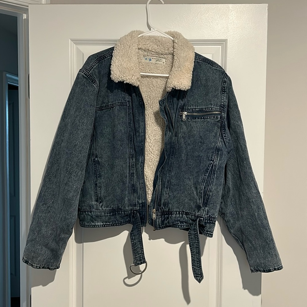 Lizard thicket denim jacket